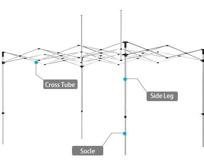 Custom Portable Large Heavy Duty Aluminum Frame White Gazebo Pop up Canopy Tent with Sides for Outdoor Trade Show Beach Party Events Advertising 10X10 10X20