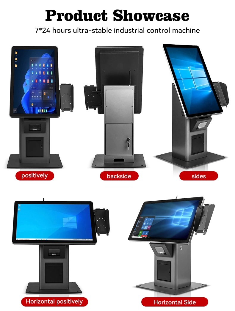 Self-Service Payment PC Capacitive Computer for Inquiry Machine 21.5 Inch Touch Screen Monitor for Self-Service Kiosk