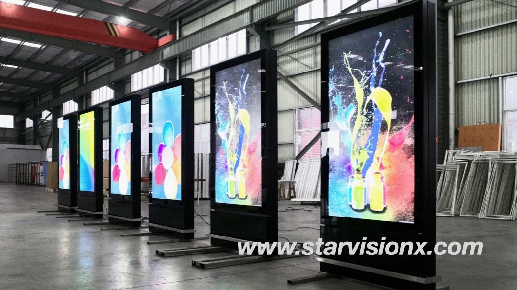 Customize Industrial Advertising Display Indoor LCD Digital Signage Kiosk for Airport