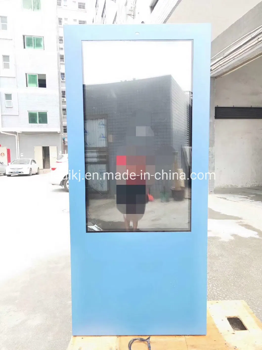 55inch LCD Interactive Floor Standing Digital Signage Kiosk for Outdoor Advertising