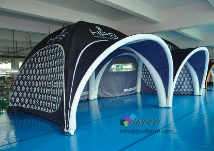 Custom Digital Advertising Print Canopy Marquee Gazebo Inflatable Trade Show Outdoor Event Sport Air Sky Dome Tent