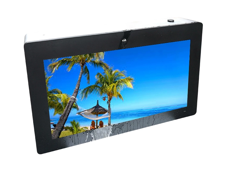 Air-Cooled Horizontal Screen Wall Hanging Outdoor Advertising Machine 47 Inch Android Indoor Bus TV Touch Screen Kiosk Bus LCD Screen LED Digital Signage