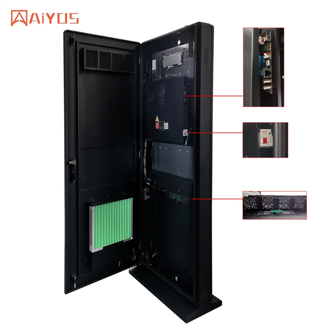 USB/Android/Windows Playing Equipment Multi Language Support Machine Waterproof Advertising LCD Kiosk Display