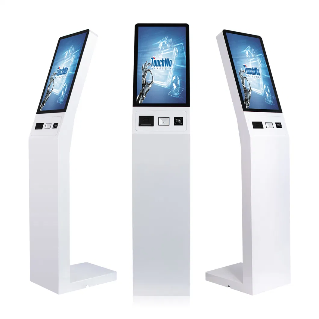 Floor Standing Touch Screen PC Self-Ordering Payment Kiosk,