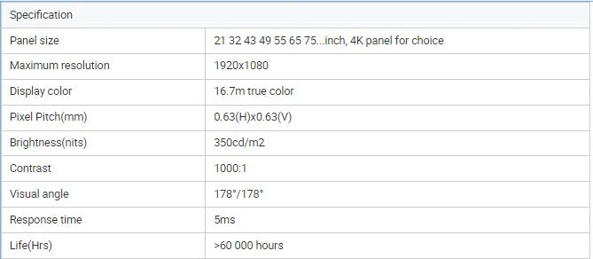 New Design Indoor Smart Media 55 Inch Interactive Kiosk Double Sided Digital Signage Kiosk