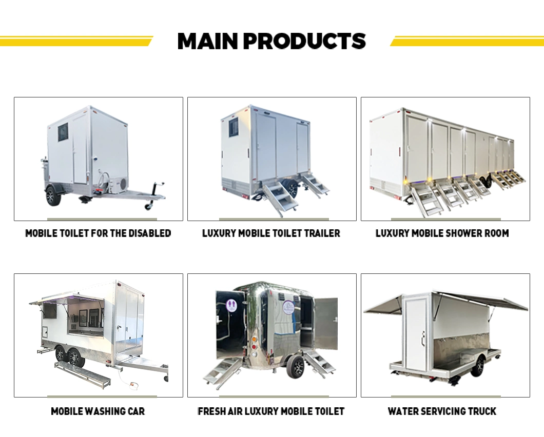 Mobile Restaurant Trailer Food Truck Electric Fast Food Kiosk