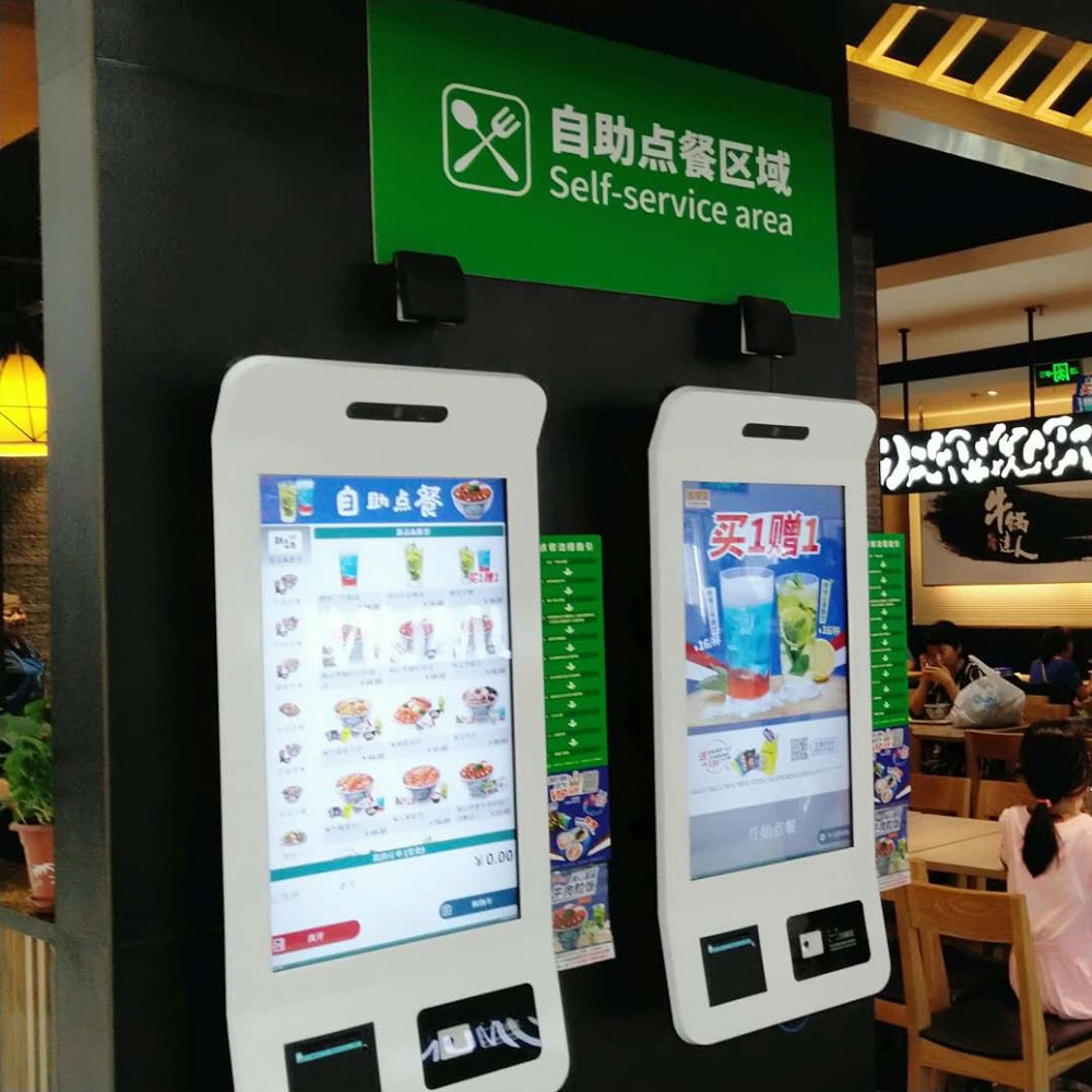 32 Inch Touch Screen Self Service Kiosk Ordering Kiosk Bill Payment for Fast Food Restaurant