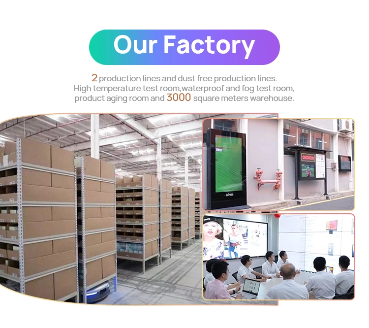 75 Inch Advertising Equipments Indoor Wayfinding Floor Standing Digital Signage