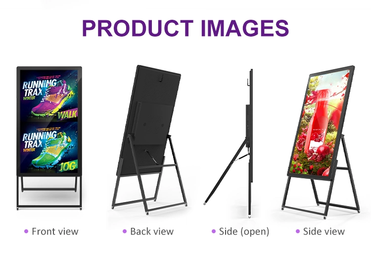 Advertising Kiosk Touch LCD Display Screen Video Wall Mounted Digital Signage with Stand