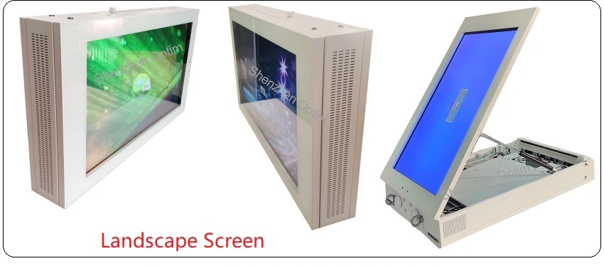 32inch 2000nits Double-Sided LCD Display Wall-Mounted WiFi 4G Semi-Outdoor Digital Signage