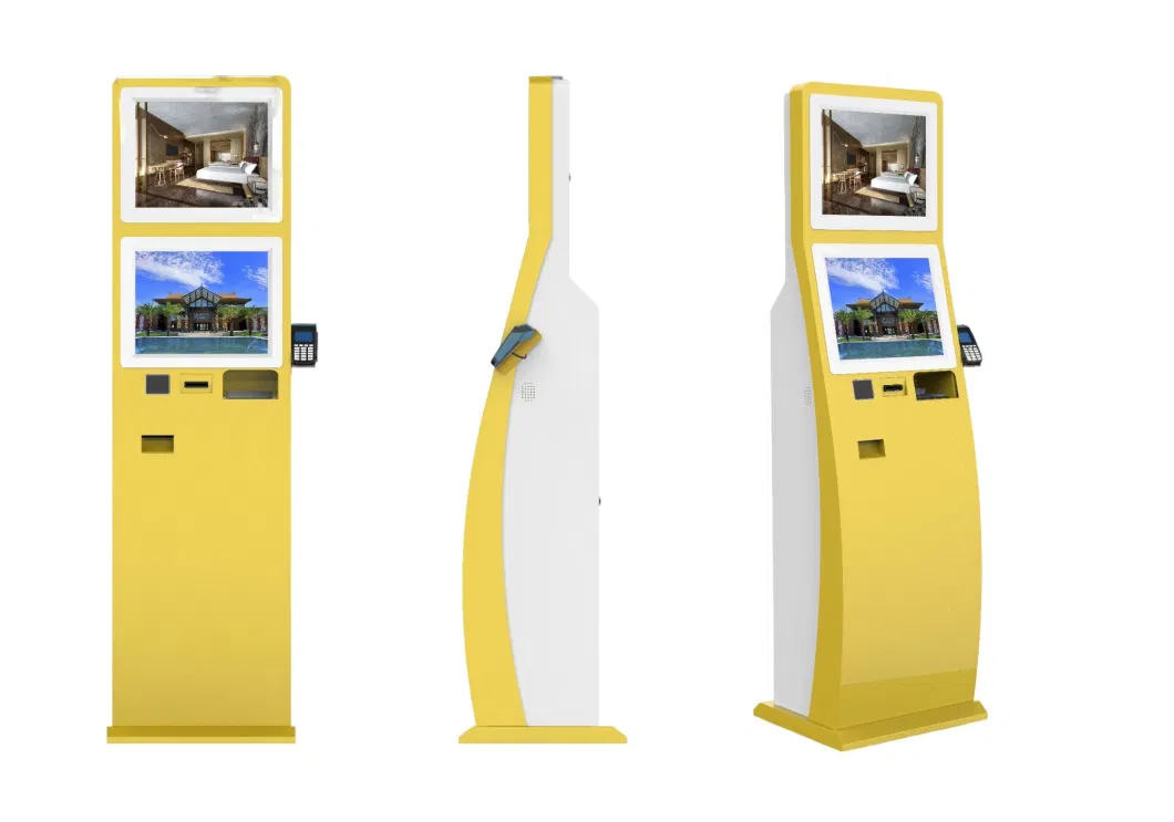 Unmanned Self Hotel Check-in Check-out Mall Street Information Wayfinding Payment Kiosk Factory