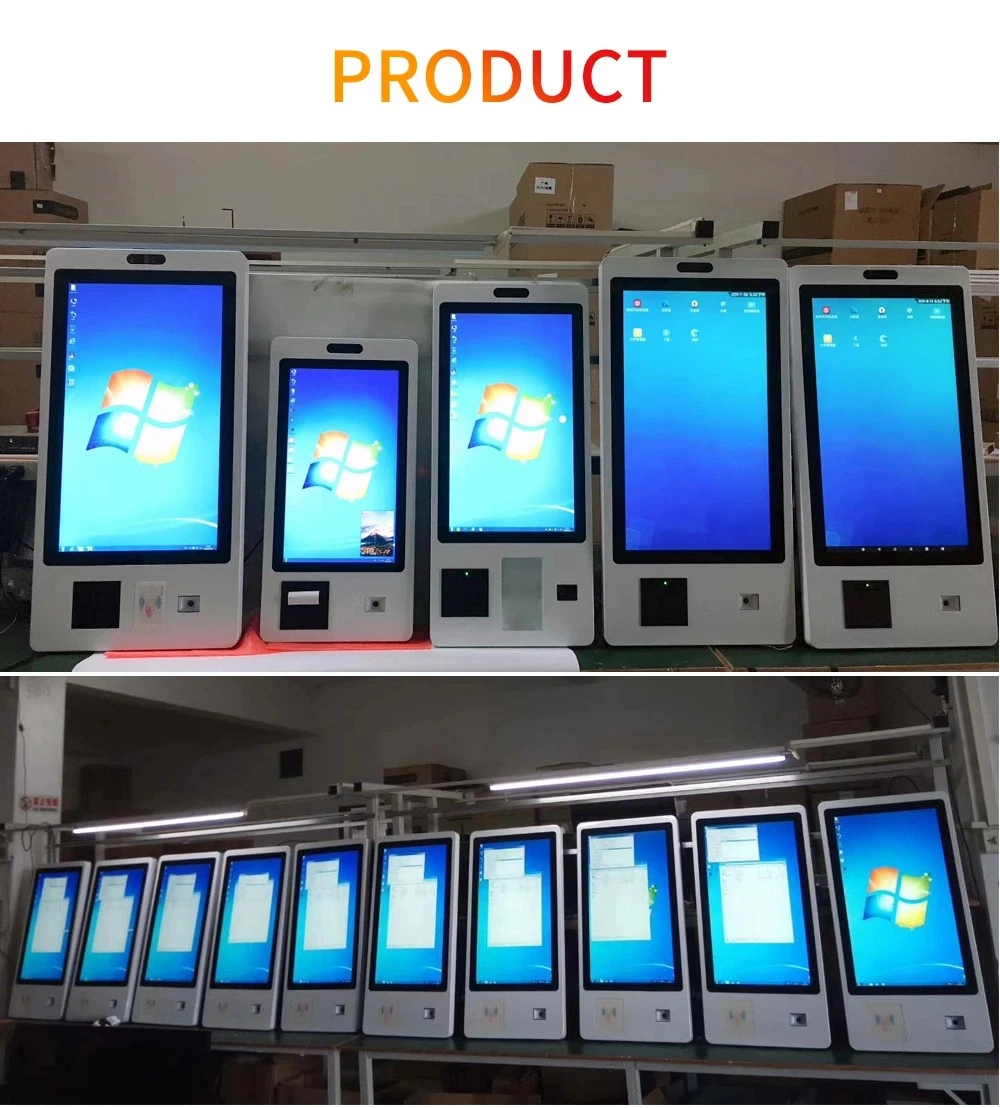 Restaurant Automation Order Ordering System 23.8inch Touch Screen Selfservice Payment Kiosk