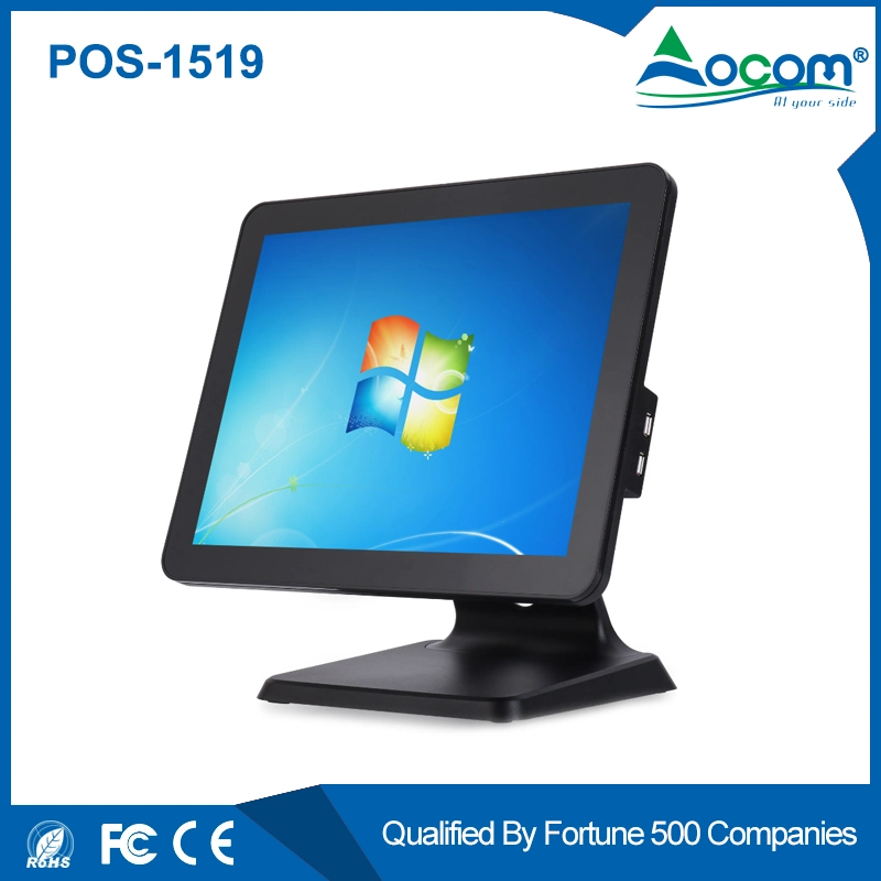 POS-1513 15.1 Inch Restaurant Ordering All in One Touch Screen POS System