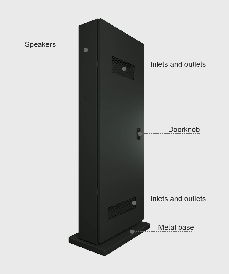 32 43 50 55 Inch Capacitive Touch Screen Floor Stand Wayfinding Outdoor Digital Signage Display Panels