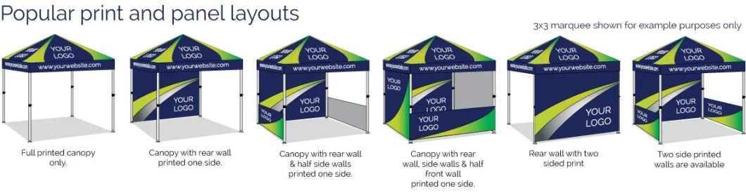 Custom Portable Large Heavy Duty Aluminum Frame White Gazebo Pop up Canopy Tent with Sides for Outdoor Trade Show Beach Party Events Advertising 10X10 10X20