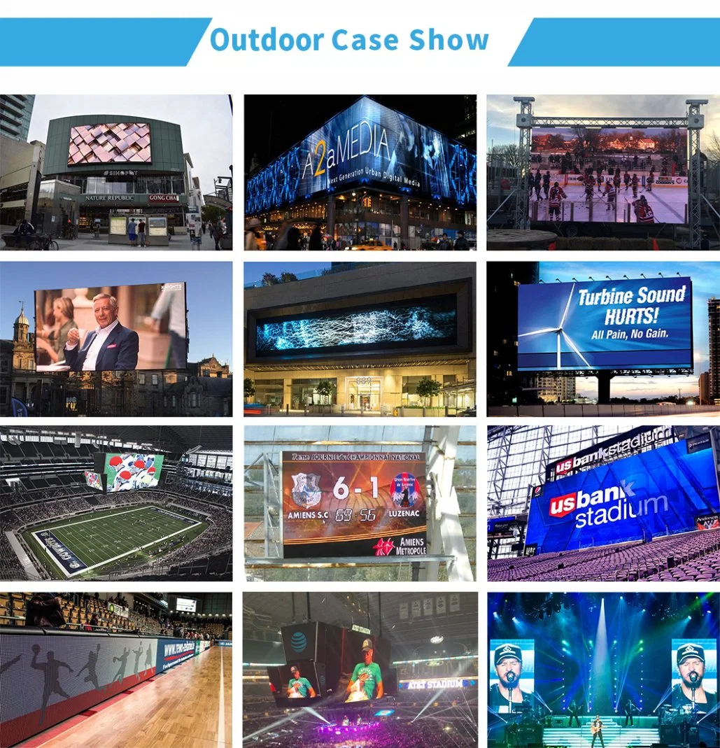 P2.6 Indoor Outdoor Digital Signage Sign Waterproof Die Casting Aluminum Cabine Rental LED Video Wall Screen Display