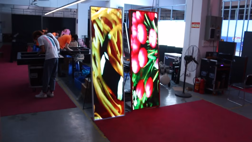 Indoor Shopping Mall Video Floor Standing Digital Signage P3 LED Screen LED Advertising Displays