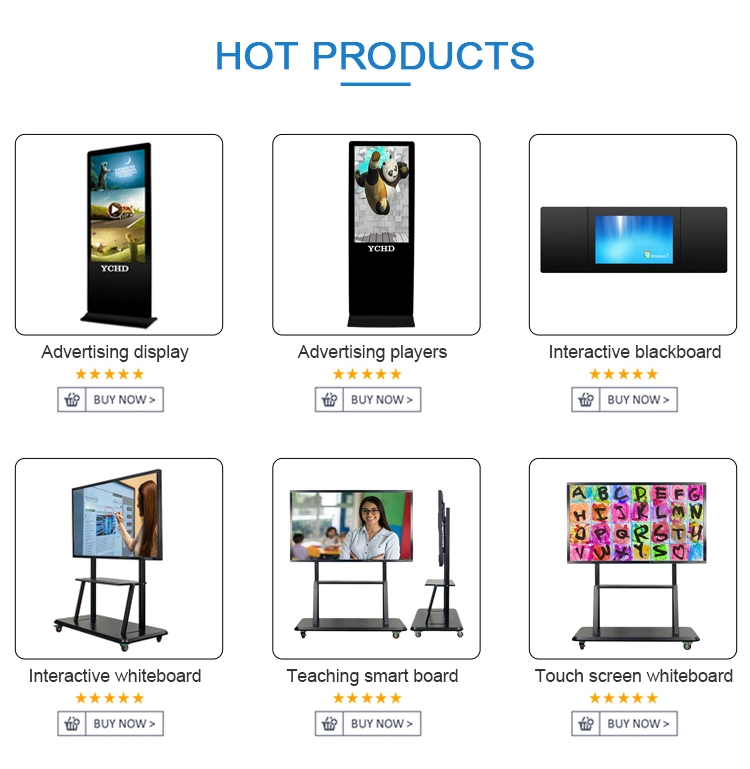 Factory Wholesale Advertising LCD Touch Screen 65 Inch Commercial Floor Standing Kiosk