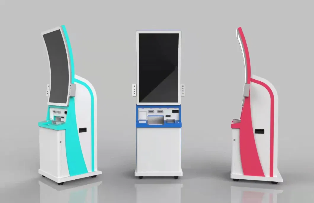 LCD Advertising Display Screen Totem Kiosk Android Window System Open API Sdk Integrated Self Payment Kiosk Terminal