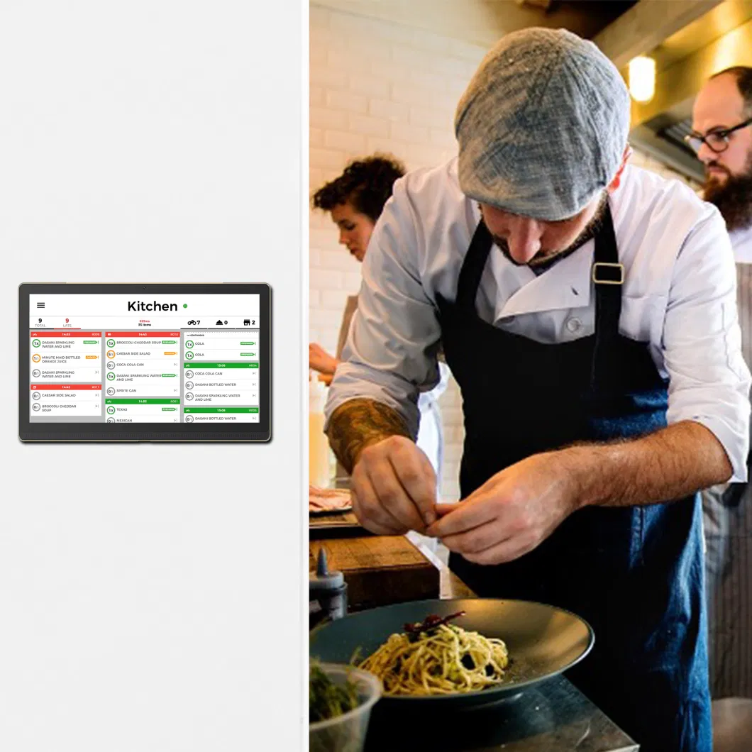 14 Inch Touch Screen Tablet Android All in One Online POS for Restaurant Ordering Kitchen Display System