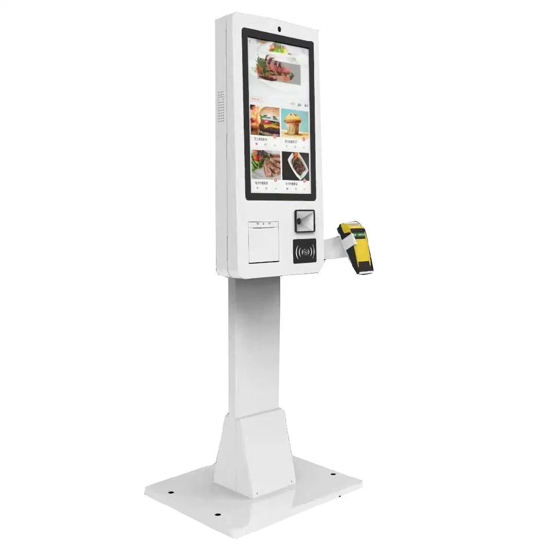 Standing Self Service Ordering Touch Screen Kiosk Bill Payment Vending Machine LCD Advertising Display Digital Signage Interactive Information Kiosk