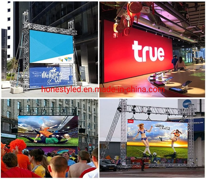 High Power Outdoor Advertising P3.91 Waterproof LED Board Digital Screen Rental LED Display Panel LED Signs for Church