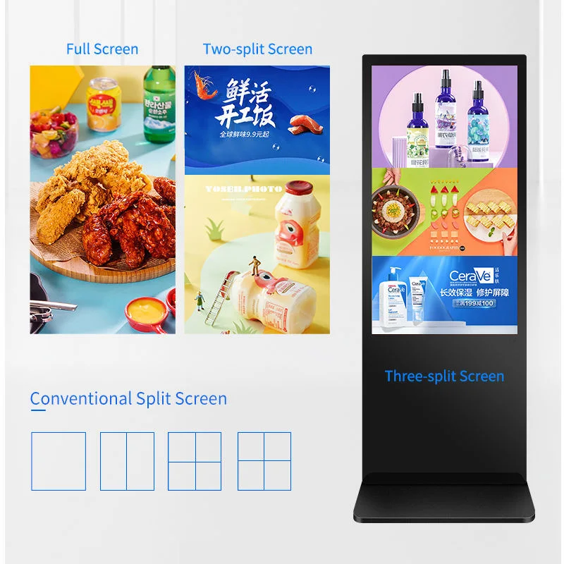 48 55inch Advertising Totem Ad Player LCD LED Digital Signage Kiosk