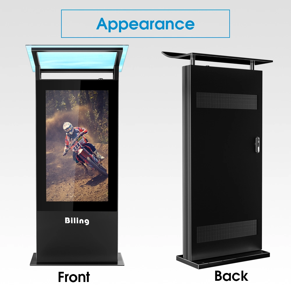 Commercial Latest LCD Digital Signage Display Outdoor Touch Screen Multi-Point Kiosk Monitor