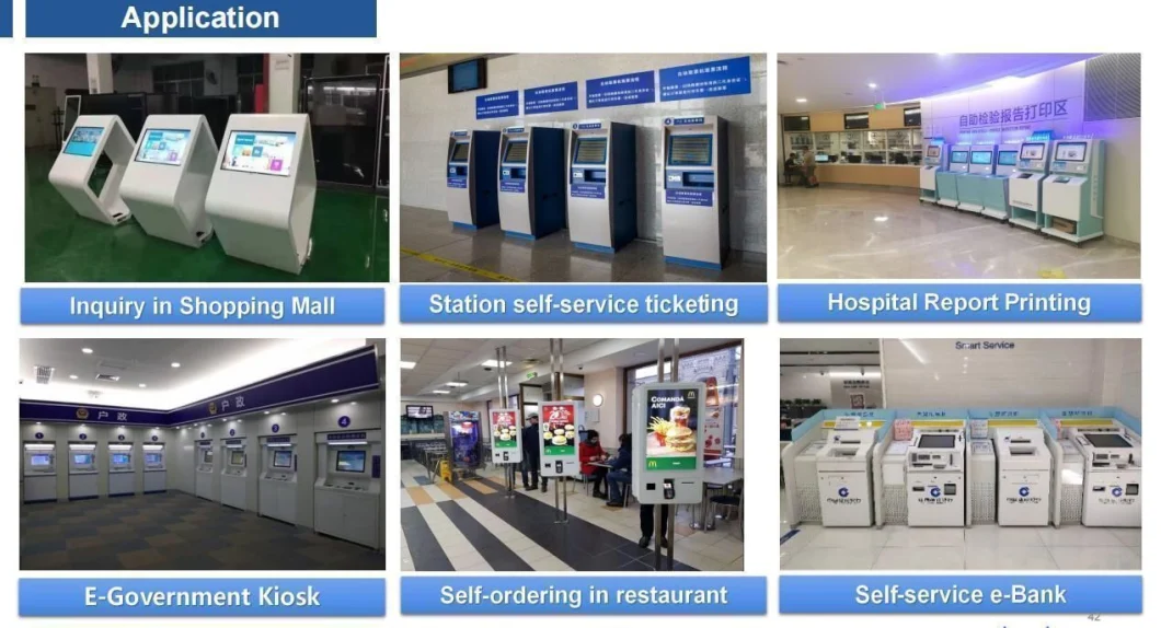 Unmanned Self Hotel Check-in Check-out Mall Street Information Wayfinding Payment Kiosk Factory