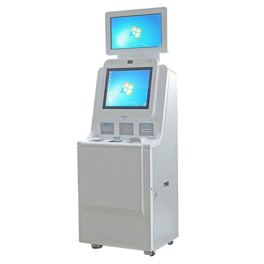 Multi Touch Screen Cash Payment Kiosk Wall Mounted with Encrypting Pin Pad