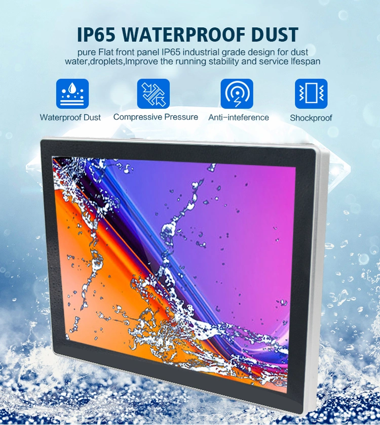 Open Frame Rugged 17 Inch Android Computer Capacitive Touch Screen COM RS232 Industrial Panel PC Aio Kiosk