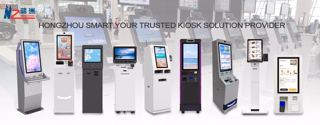 Highly Efficient Multifunction Floor Standing Touch Screen A4 Document Printing Kiosk