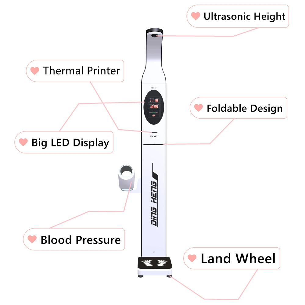 Digital Health Kiosk Dhm-20t for Hospitals Height Weight Scale Health Care Machine