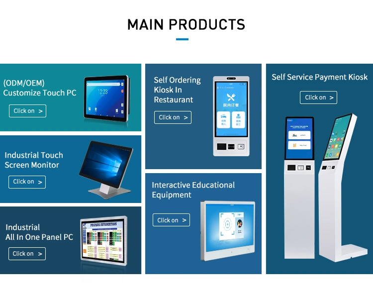 32 Inch Restaurant Automatic Kiosk Touch Screen Self Ordering Self Service Payment Kiosk with Android, 80mm Printer