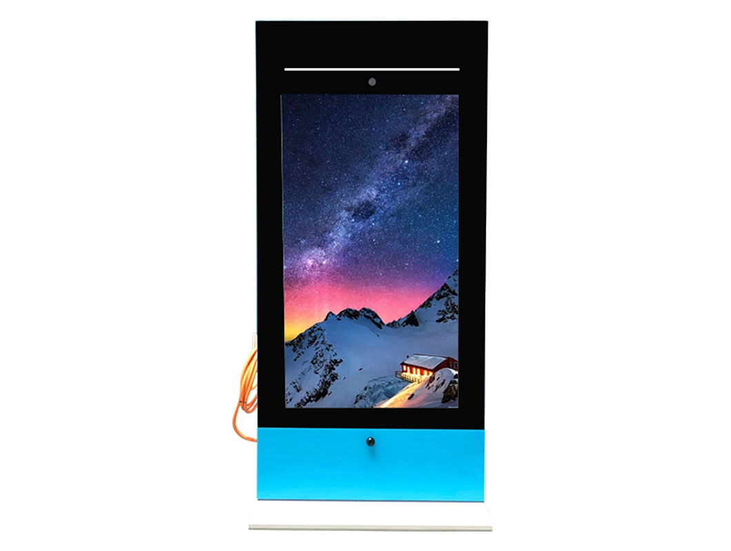 Video Digital Picture Frame Car Charging Pile Outdoor Advertising Machine 65 Inch LCD Floor Standing Ad Display Hotel Lobby Internet LCD Kiosk