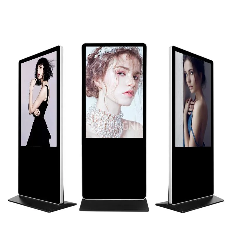 32 43 50 55 65 75 85 Inch 4K LCD Floor Standing Touch Screen Kiosk Display Advertising Digital Information Kiosk Digital Signage