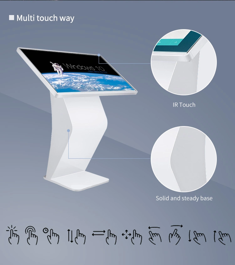 32inch 4K Digital Signage Quad-Core Computer Touch Screen Kiosk