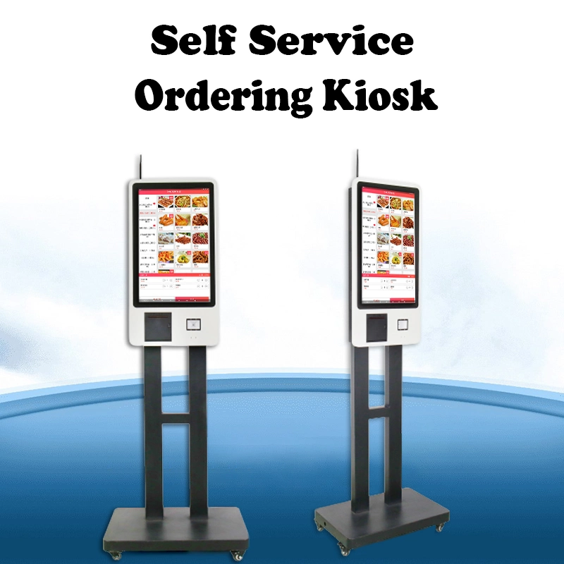 24inch Wall-Mounted Touch Screen Self Service Digital Android Kiosk with Thermal Printer