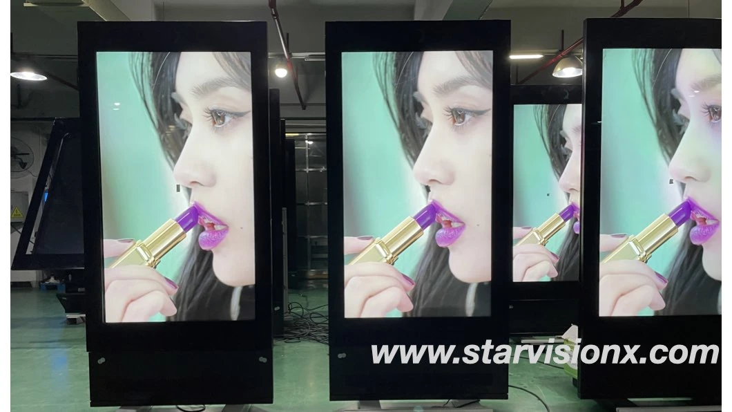 Waterproof Advertising Kiosk Double Sided Outdoor LCD Display Digital Signage for Airport