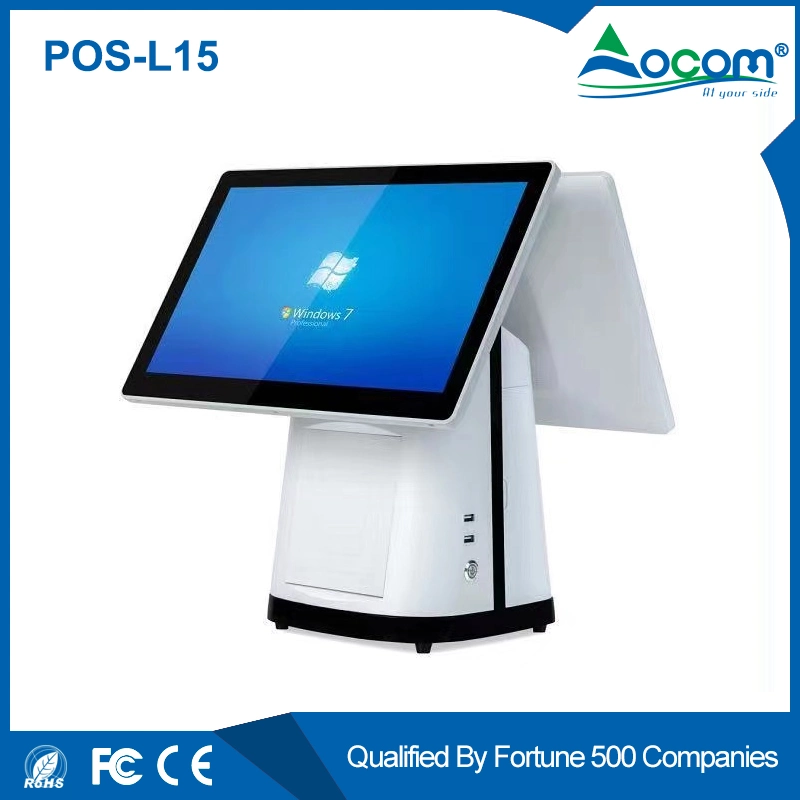 POS-1513 15.1 Inch Restaurant Ordering All in One Touch Screen POS System