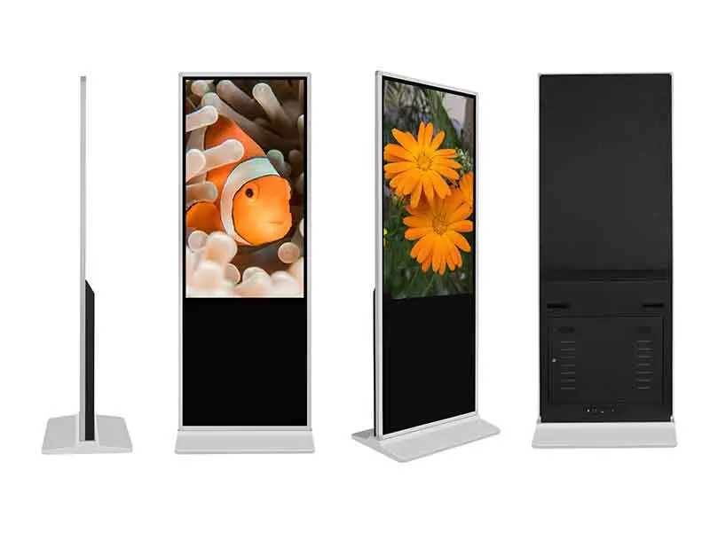 55 Inch Floor Stand LCD Display Touch Screen Indoor Android Advertising Display TV Digital Signage Totem Kiosk