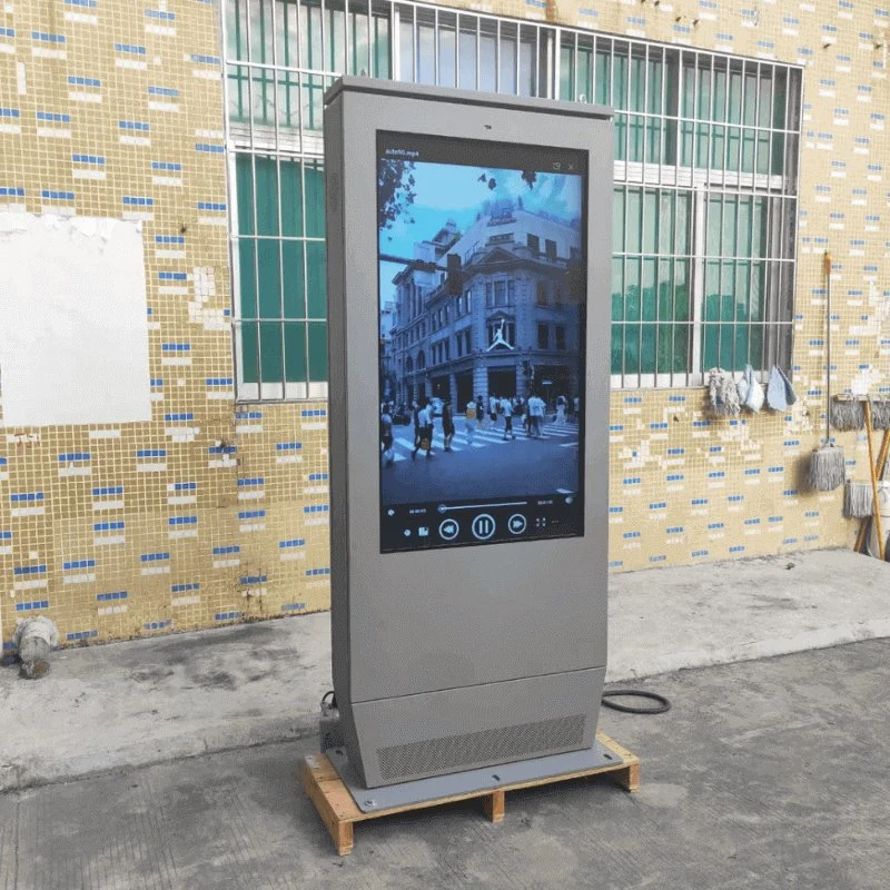 Factory Supply Outdoor 55inch Touch Screen Floor Stand Digital Signage /LCD Display /Advertising Screen