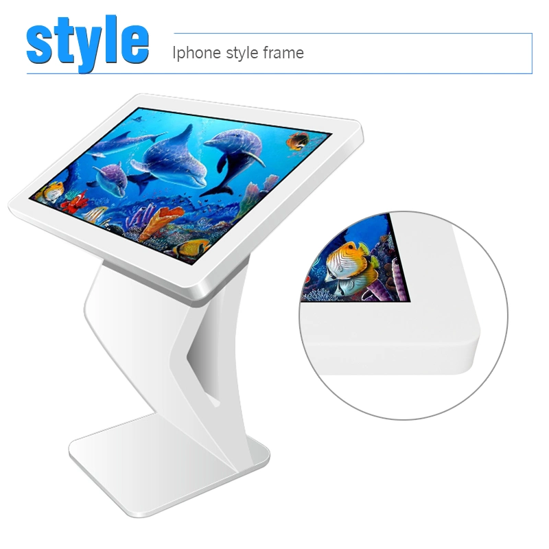 Table Standing LCD Advertising Touch Screen/Kiosk Horizontal Digital Advertising Machine for Supermarket