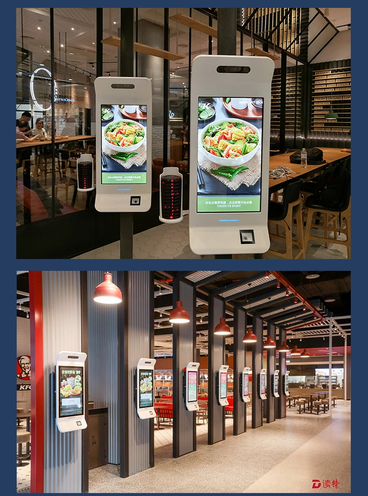 Cheap Android Empty Touch Screen Menu Restaurant Ordering System Electronic Payment Terminal Selfservice Kiosk