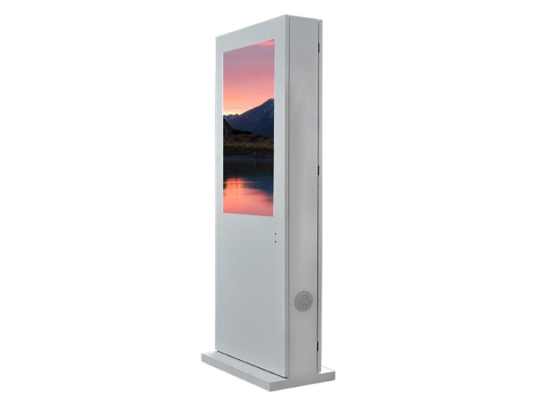 Air-Cooled Vertical Screen Floor Outdoor Advertising Machine 43 Inch Advertising Outdoor Free Standing Touch Screen Kiosk Advertising TV LED Digital Signage