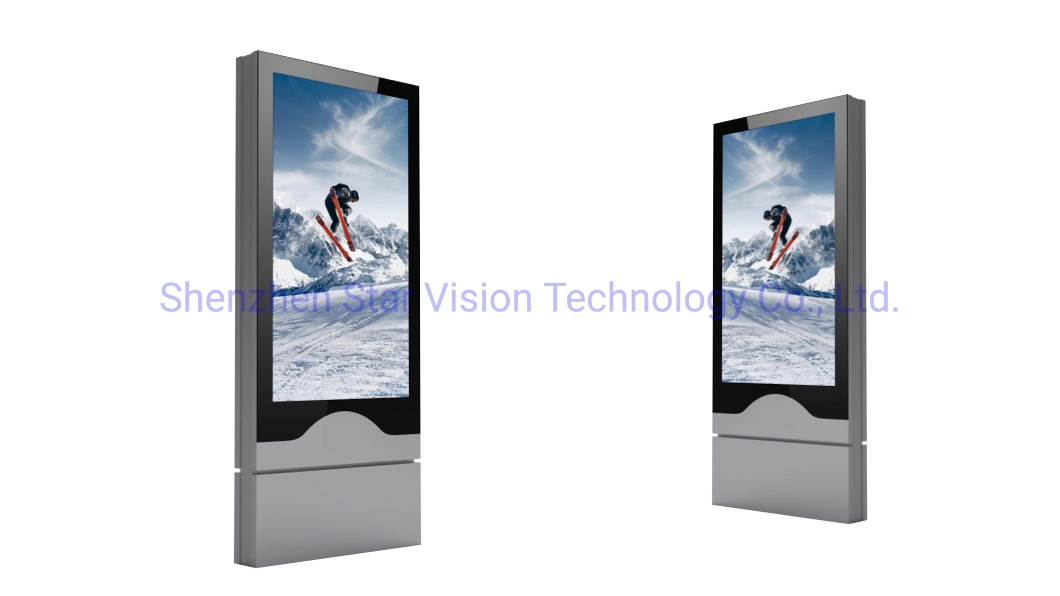 Outdoor Freestanding Advertising LED Backlit Scrolling Light Box Sign for Airport