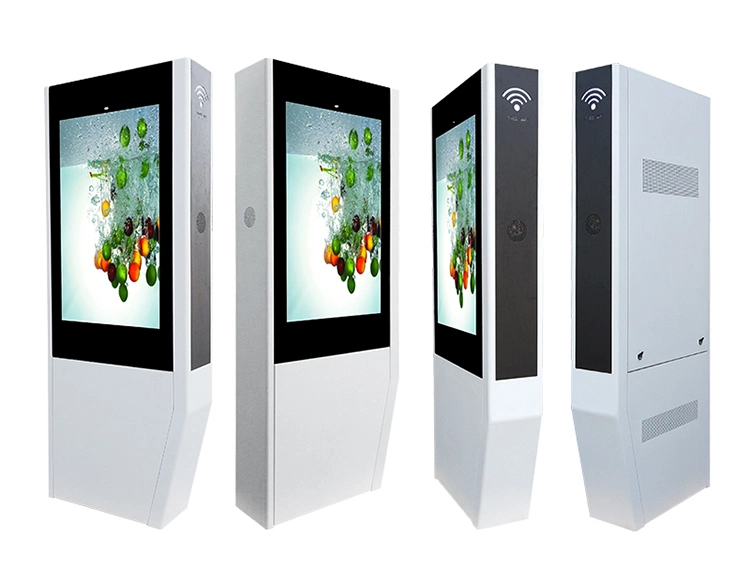 Air-Cooled Vertical Screen Floor Highlighting Advertising Machine 50 Inch Android Tablet LCD Touch Screen LED Digital Signage Kiosk LCD Digital Display Bus TV