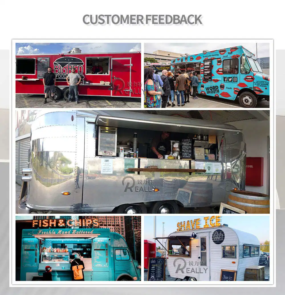 Catering Ice Cream Mobile Food Truck Auto Electric Car Fast Food Mobile Restaurant Pizza Hot Dog Snack Fast Food Kiosk