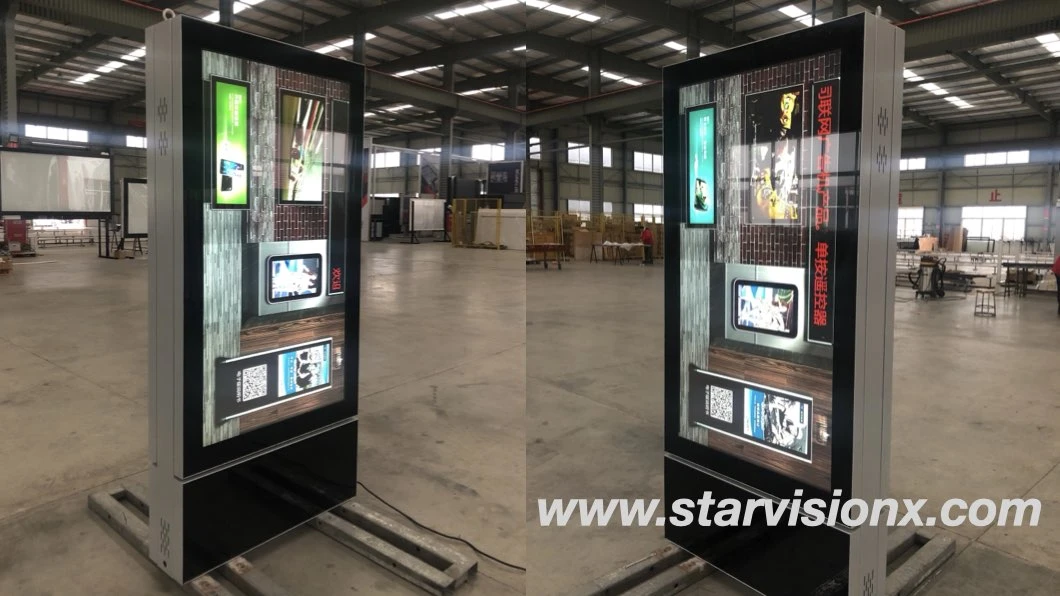 Customize Industrial Advertising Display Indoor LCD Digital Signage Kiosk for Airport