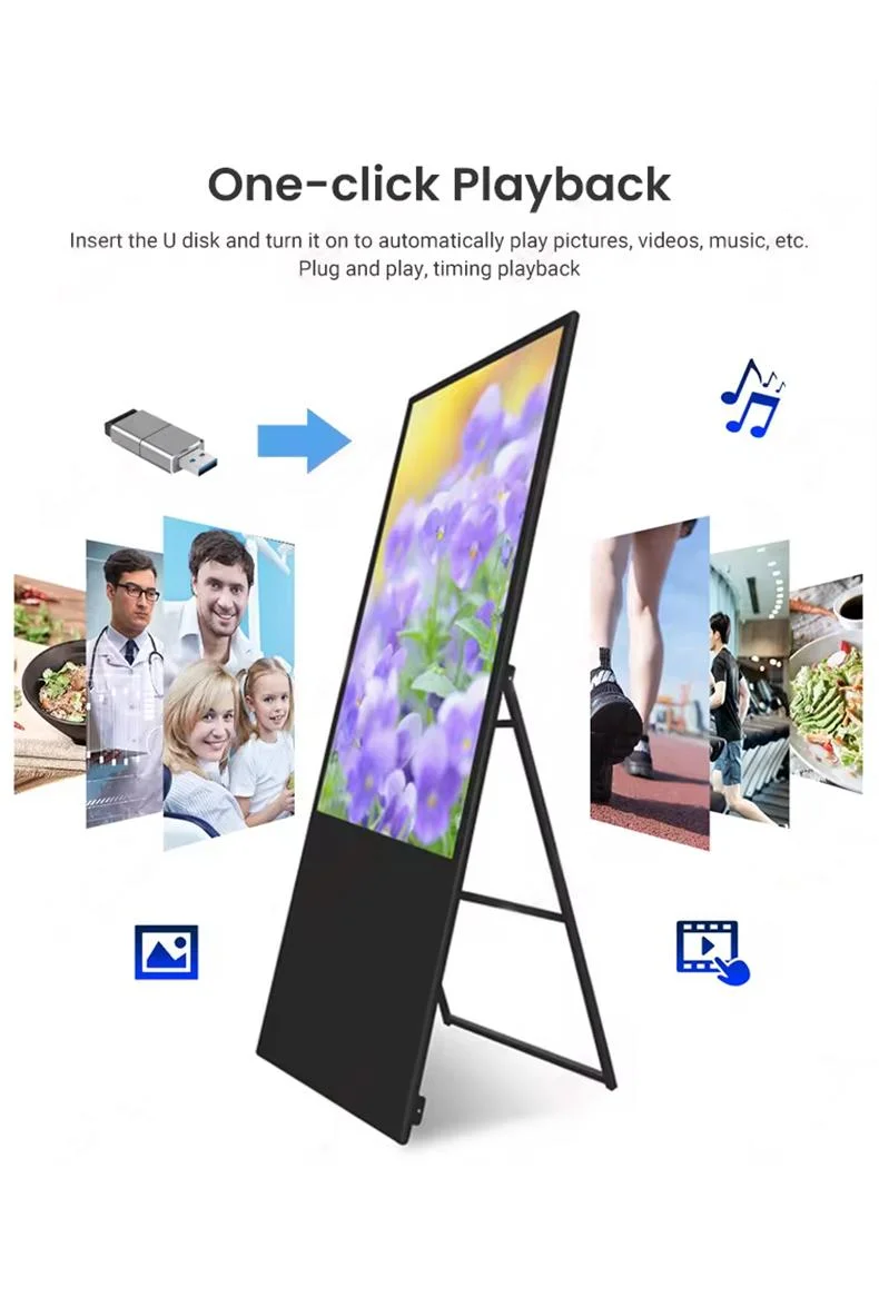 360spb Battery-Powered Outdoor Digital Poster Signage